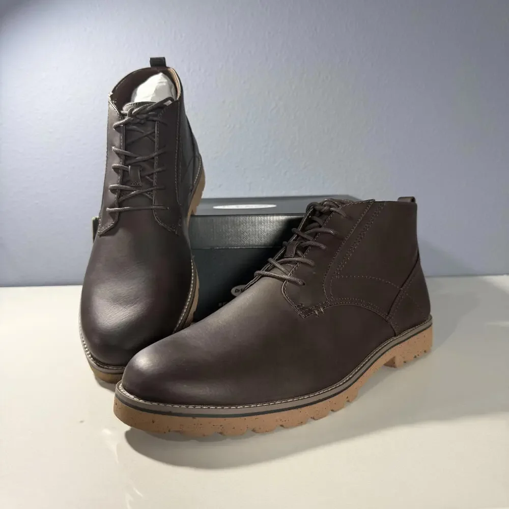 Dr. Scholls Dark Brown Ankle Boots‎ Size 13 [NEW]